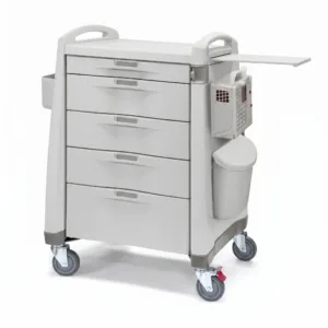 عربة الطوارئ والإنعاش الأساسية - Standard Crash Cart - شركة الخير بريدج لتجهيز المستشفيات في اليمن